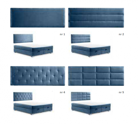 Schlofzëmmerbett Bettgestell Hotel Chesterfield Luxus Boxspring Better Bett