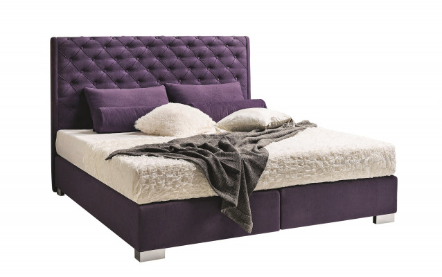 Design gepolstert Bett Lieder Duebel Hotel Bestiet Zëmmer Boxspring Box Nei
