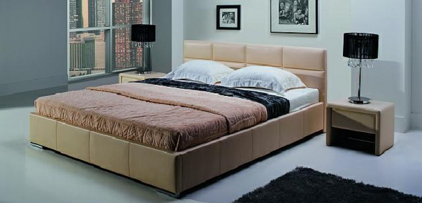BETT DESIGNER POLSTERBETT MANŽETTE DOPPELTBETT MINI-MAXI 2101