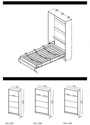 Klappbett Schafschaf Armoire Better Kommoden Klappe Klappbar Neit Produkt