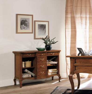 Klassesche Schaf Massivholz Miwwelen Italienesch Ariichtung Sideboard Kommode