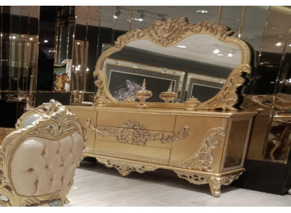 Anrichte Spigel Luxus Grupp Kommode Garnitur Kommoden Schaf Anrichten Gold