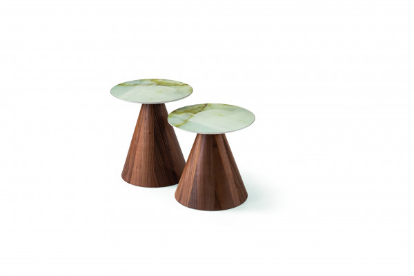 Designer Canapé Dësch Säitentësch Wunnzëmmer Dësch Miwwelen Ronnd Dëscher