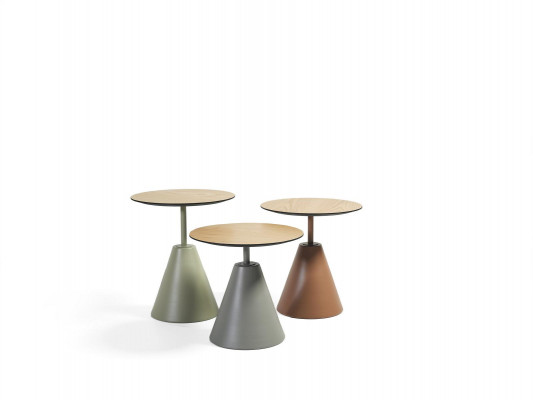 Dësign Kaffisdëscher Wunnzëmmertësch Dëscher Nei Set 3x Ronn Kaffisdëscher