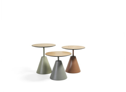 Dësign Kaffisdëscher Wunnzëmmertësch Dëscher Nei Set 3x Ronn Kaffisdëscher