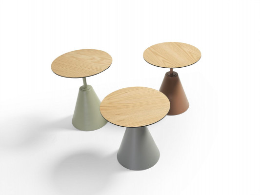 Dësign Kaffisdëscher Wunnzëmmertësch Dëscher Nei Set 3x Ronn Kaffisdëscher