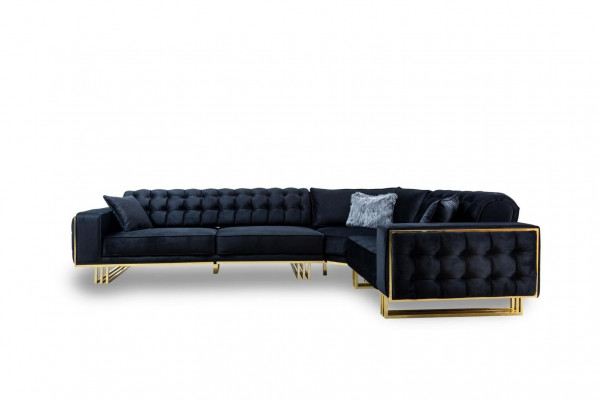 Exklusivt Eckcouch Modern L-Form Designer Stil Miwwel Wunnzëmmer Eckgarnitur