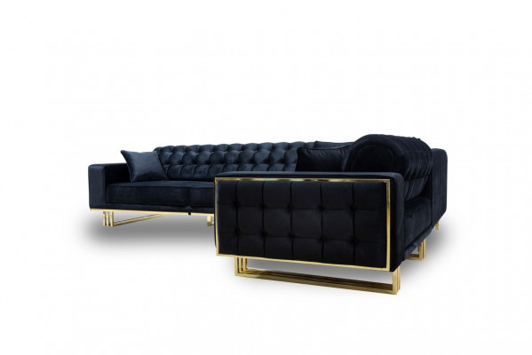 Exklusivt Eckcouch Modern L-Form Designer Stil Miwwel Wunnzëmmer Eckgarnitur