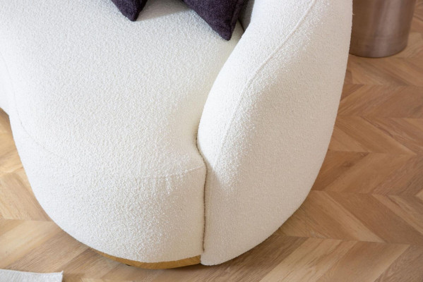 Designer Ronn Sofa Wäiss Eckgarnitur Modern Miwwelen am Wunnzëmmer Luxus