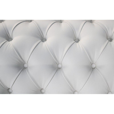 Elegante wäiss Chesterfield-Fauteuil: Den Charmante vum Klassikalen am moderne Stil