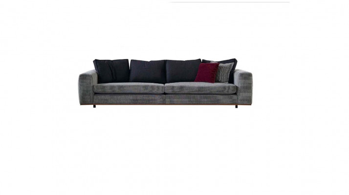 Viersëtzerg Sofa 4 Sëtz Couch Stoff Stoffsofa Polstersofa Modern
