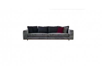 Viersëtzerg Sofa 4 Sëtz Couch Stoff Stoffsofa Polstersofa Modern