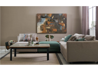 Eckcouch L-Form Sofa Wunnlandschaft Stoffsofa Polstersofa Beige Design