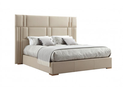 Luxus Schlofzëmmer Bett Designer Miwwelen Duebelbett Wäiss Textil Holz Nei