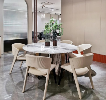 Luxus Iesszëmmer Set Iessdësch 6x Still Iesszëmmer Grupp Design Iessgrupp Neij