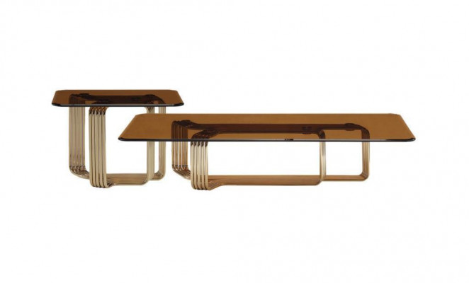 Couchtisch Säitentisch Kaffisdësch Sofadësch Schwaarz Dësch Metall Wunnzëmmer