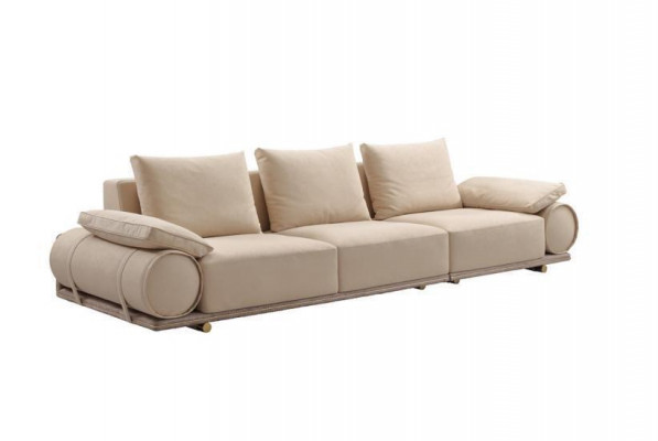 Wohnzëmmer Polstersofasen Modern Dräisëtzer Sofa 4er. Couch Luxus Polstermöbel