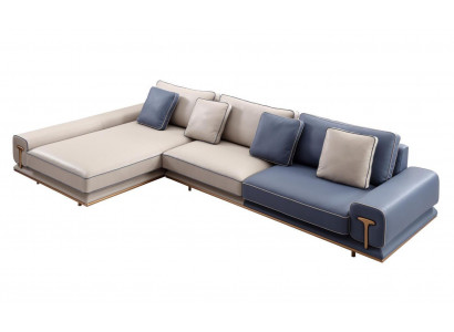 Eckcanapé L Form Eckgarnitur Grousst Canapé Polstercanapé Stoffs Canapé Nei Wunnzëmmer