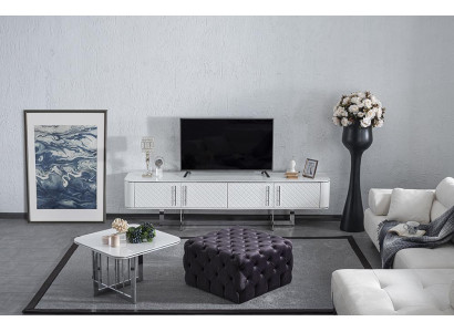Modern Wohnzimmermiwwelen TV-Ständer Luxusdesign-Einrichtung TV-Schaf.