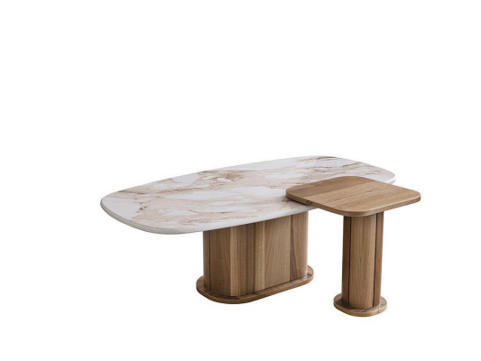 Luxus Clubdësch Wunnzëmmer Miwwelen Niewendësch Luxus Design Ariichtung