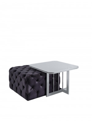Wunnzëmmer Couchdësch Modern Miwweldesign Ariichtung Säitentësch