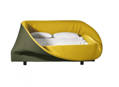 Schlofzëmmer Bett Designer Miwwel nei Luxus Material Holz
