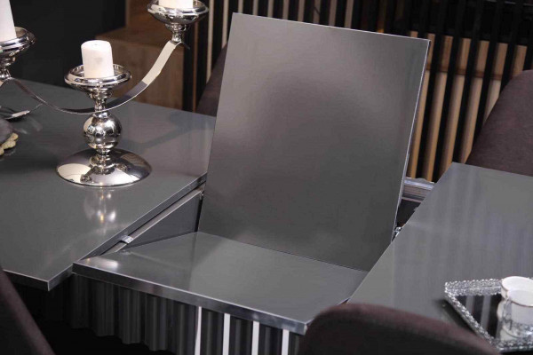 Luxus Iesszëmmer Set Iessdësch + 6x Stull Designer Set Iessgrupp Garnitur