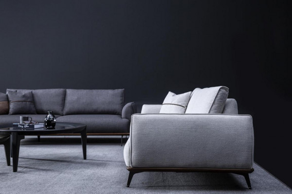Luxus Designer Dräisëtzer Textilmöbel Wunnzëmmer Polstersofa Nei