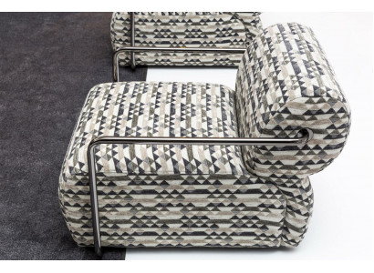 Designer Sëtz Moderner 1-Sëtz Wunnzëmmer Luxus Polster Textil Miwwelen