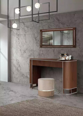 Designer Komplett Schminktisch+Spigel Modern Miwwelen Nei Set 2 tlg.