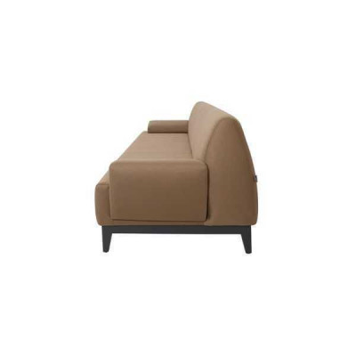 Braune Zweesëtzer Wunnzëmmer Polster 2-Sëtzer Modernen 2er Couch Nei