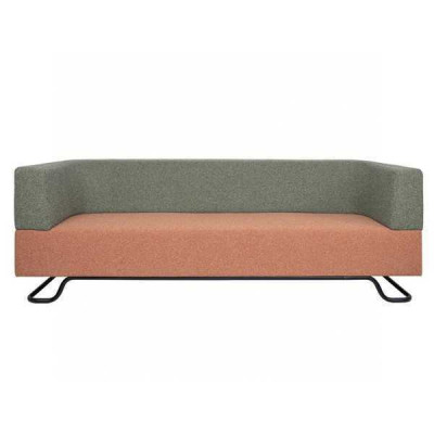 Zweefaarweg Canapé Gréngen 3-Sëtz Polster Wunnzëmmer Designer Couch