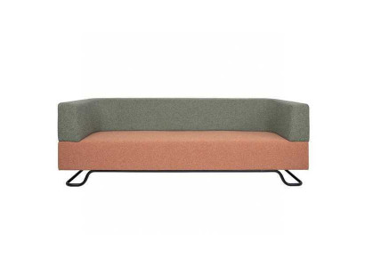 Zweefaarweg Canapé Gréngen 3-Sëtz Polster Wunnzëmmer Designer Couch
