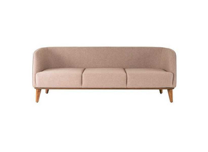 Luxus 3-Sëtzer Couch Polstersofa Wunnzëmmer Designer Textil Dräisëtzer