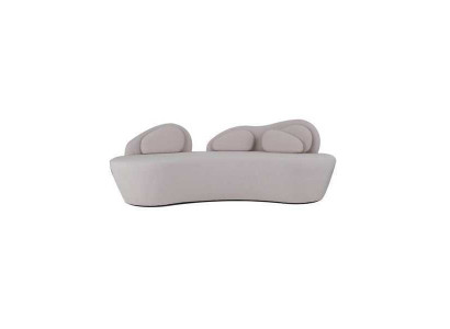 Wäisst dräisëtzegt Sofa Këssen Dräisëtzegt Wunnzëmmer Couch Luxus Textil Sofa