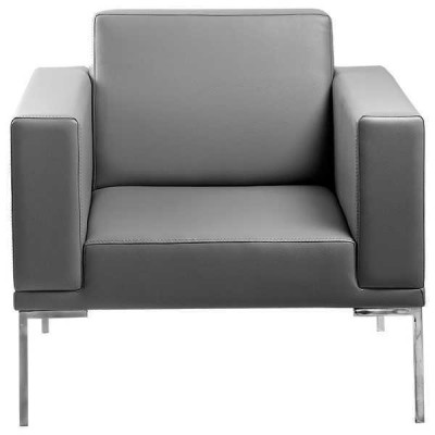 Grouwe Fernseh-Fauteuil Designer Polstersessel Fauteuil Relax Eenzelsëtz.