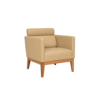 Beigen Designer Relax-Clubfauteuil 1-Sëtz Fauteuil Wunnzëmmer Sëtz