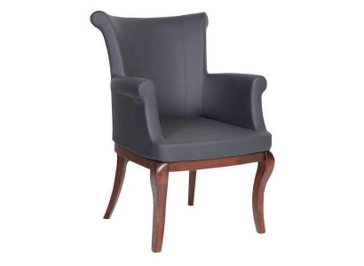 Groe Designer-Stull, Lehnstull, Polsterstillen, Luxus-Iesszëmmer, Fauteuil.