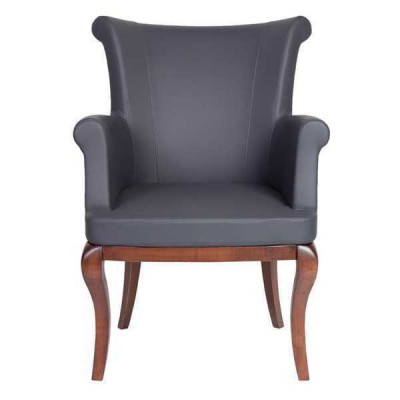 Groe Designer-Stull, Lehnstull, Polsterstillen, Luxus-Iesszëmmer, Fauteuil.