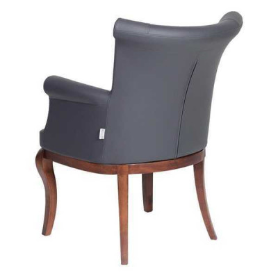 Groe Designer-Stull, Lehnstull, Polsterstillen, Luxus-Iesszëmmer, Fauteuil.