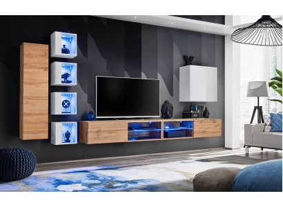 Designer Modern Miwwelen Wand Regaler TV-Ständer Mauerenschaf Hänkschaf Holzmöbelen