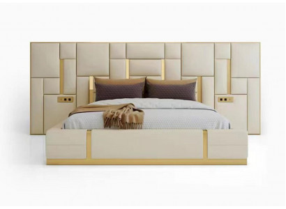 Design Schlofzëmmer Garnituren Bett Modern Luxus Hotel Better Miwwelen