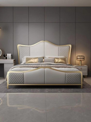 Schlofkummer Set Designer Luxus Grupp Ausrüstung Bett 2x Nuetsdëscher 3 Stéck Nei