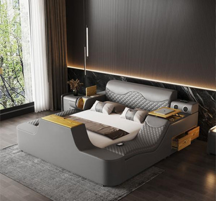 Duebel Luxus Liederbett Massage Këssen Better Modern Hotel Bluetooth
