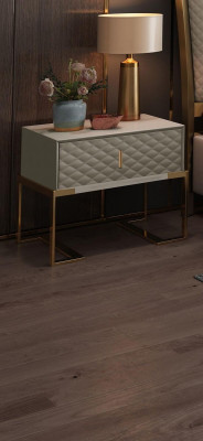Wäiss Design Nuetsdësch Konsole Niewendëscher Schlofkummer Holz Luxus Konsolen