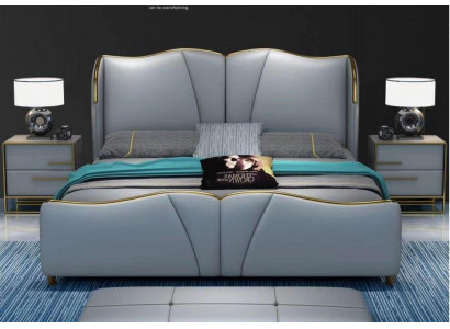Bett Miwwel Design Better Duebelbett Luxus Schlofzëmmer Holz nei