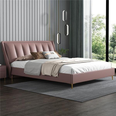Luxus-Schlofkummer Bett Designer Miwwelen Duebelbett Better Holz Neit