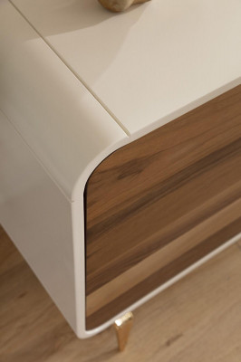 Moderne Sideboard Kommoden Holzschaf Edelstolmiwwel Wäiss Luxus Miwwelen
