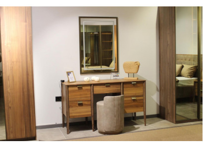 Luxus Miwweldesign Schminktisch mat Spigel Hocker Nei Schlofkummer Nei