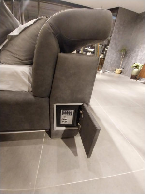 Bett Design Duebelbett Luxus Better Polster Schlofkummer Miwwelen Nei